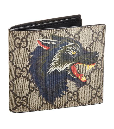 gucci wolf wallet|Gucci zippy wallet.